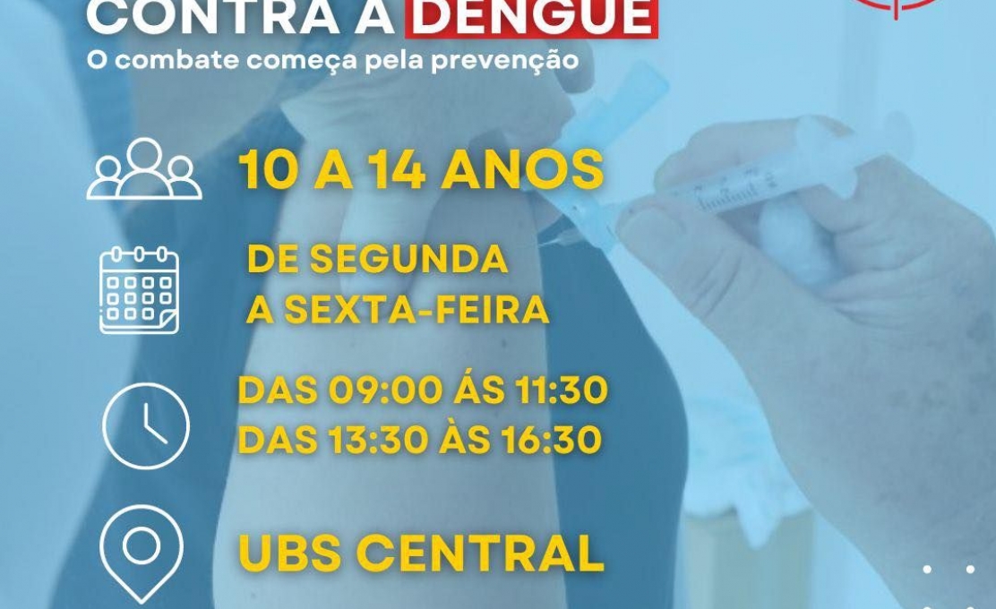Prefeitura De Antonina Inicia A Vacinação Contra Dengue No Município. Vacine-se 