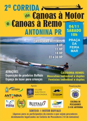 Antonina recebe a 2ª Corrida de Canoas à Motor e Canoas à Remo