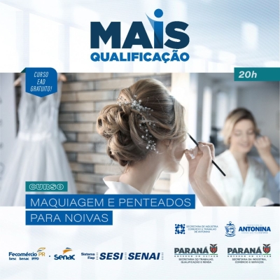 Prefeitura de Antonina em parceria com a Fecomércio PR oferecem cursos de qualificação gratuita                         