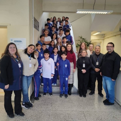 Programa Justiça e Cidadania leva alunos do 5º ano ao Fórum de Antonina