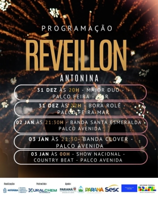  Réveillon 2026 em Antonina 