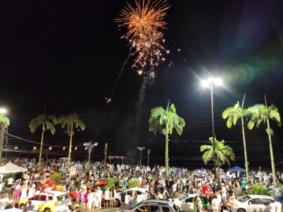 Fogos de Artifício sem estampidos fazem sucesso no Réveillon na Ponta da Pita