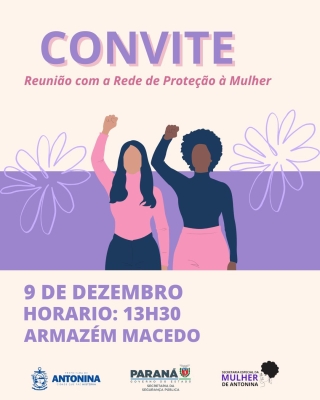 Antonina recebe formação do projeto estadual Mulher Segura Paraná para fortalecimento da Rede de Proteção à Mulher