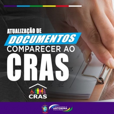 Prefeitura de Antonina informa alguns nomes para atualização dos documentos no Cras