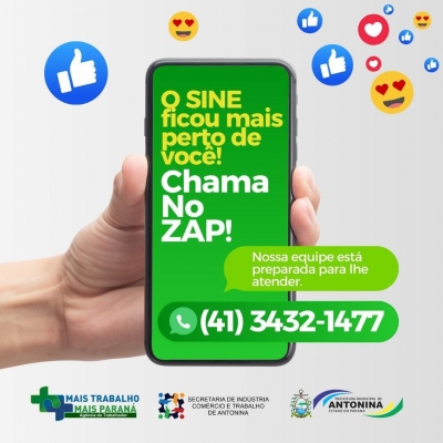 Sine de Antonina disponibiliza Balcão Digital aos antoninenses