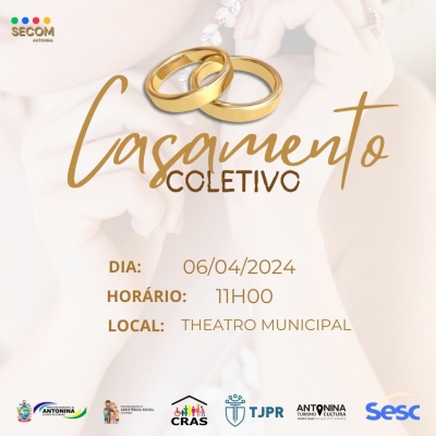 Antonina recebe Casamento Coletivo