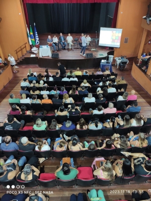 Cerimônia de lançamento do projeto de revitalização das fachadas de Antoninense