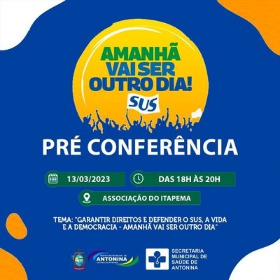 Conselho Municipal de Antonina promove Pré Conferência Municipal de Saúde