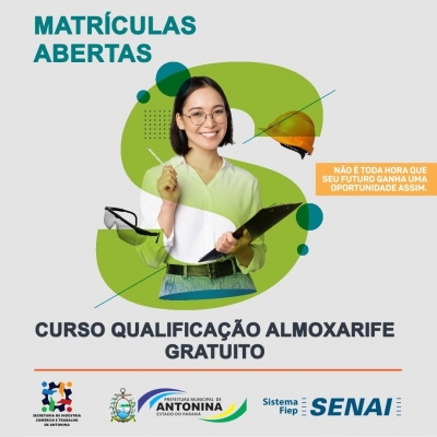 Prefeitura de Antonina Divulga Curso de Qualificação em Almoxarife