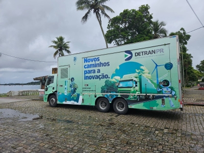 Antonina recebe a Unidade Móvel do Departamento de Trânsito do Estado do Paraná