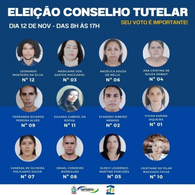 Conheça os candidatos a Eleição para conselheiros tutelares 2023