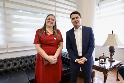 Prefeita Rozane Osaki se reúne com Deputado Alexandre Curi em busca de investimentos para Antonina