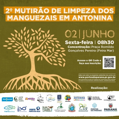 Antonina recebe o 2º Mutirão de Limpezas dos Manguezais
