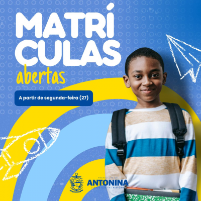 Rede Municipal de Ensino de Antonina inicia matrículas e define datas para retorno às atividades 