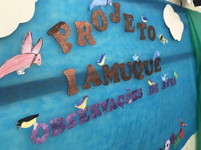 Projeto Turismo nas Escolas trabalha Observação de Aves, na Escola Municipal Miranda Couto