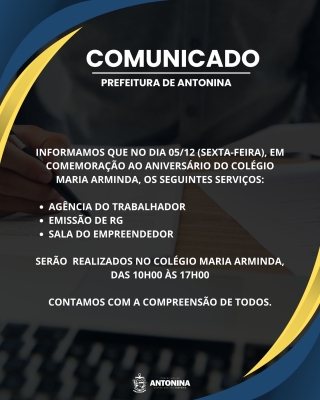 COMUNICADO