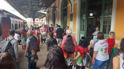 Estação Ferroviária vem recebendo música ao vivo e atrações culturais 