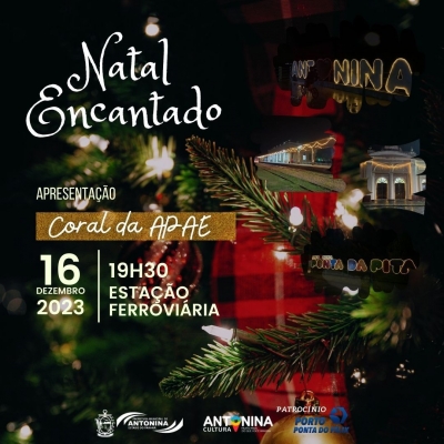 Natal Encantado em Antonina conta com a cantata natalina da Escola APAE