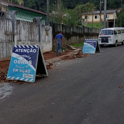 Prefeitura de Antonina vem realizando serviços urbanos a população