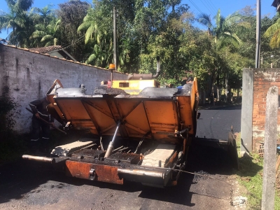 Prefeitura de Antonina vem dando sequencia ao Programa de Pavimentação no município 