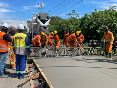 Obras na Avenida Conde Matarazzo seguem em ritmo acelerado