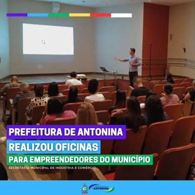 Prefeitura de Antonina vem realizando oficinas para empreendedores da cidade