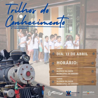 O Projeto Trilhos do Conhecimento está de volta  