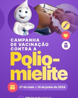 Prefeitura de Antonina inicia vacinação contra a Poliomilite 