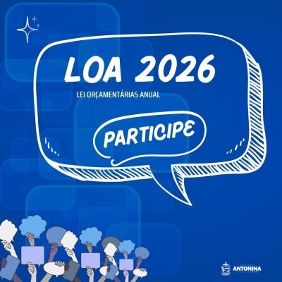 Prefeitura de Antonina divulga o LOA para a participação popular