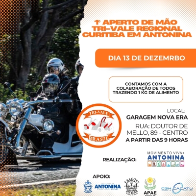 Antonina recebe o 1º Aperto de Mão Tri-Vale 