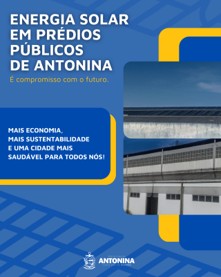 Energia Solar em Prédios Públicos de Antonina! 