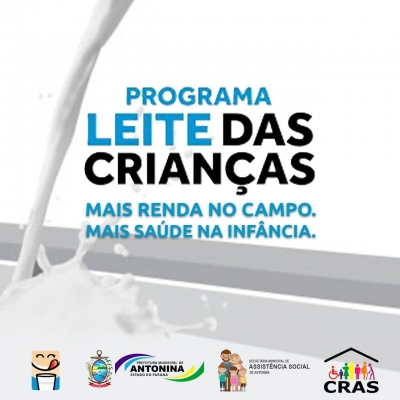 Prefeitura de Antonina atende famílias no Programa Leite das Crianças