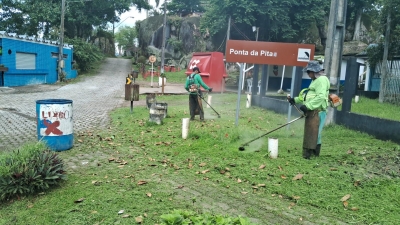 Prefeitura de Antonina segue realizando limpezas e roçadas pelo município 