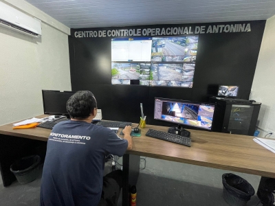 A Central de Monitoramento de Antonina vem auxiliando órgãos de segurança pública no munícipio
