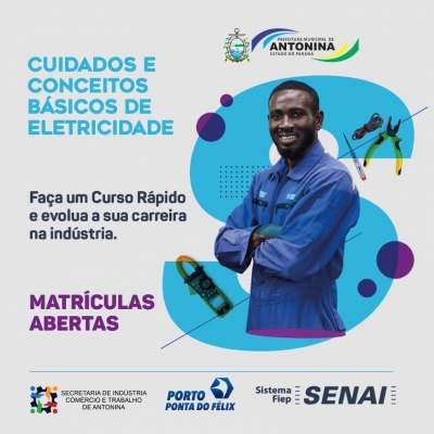 Curso Gratuito de Cuidados e Conceitos Básicos de Eletricidade.