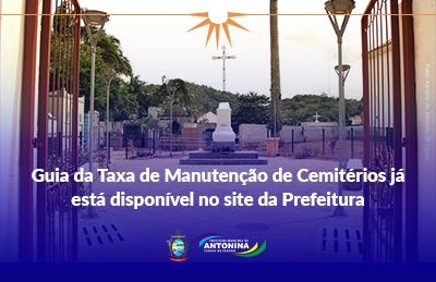 Taxa de Manutenção do Cemitério