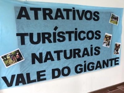 Projeto Turismo nas Escolas trabalha Atrativos Turístico no Vale do Gigante, na Escola Municipal Olímpia Breyer