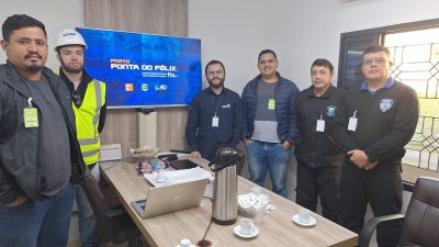 Seguranças Municipais realizam uma visita técnica no Terminal Portuário Ponta do Félix