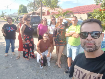 Servidores da saúde de Antonina participam de capacitação sobre hanseníase em Pontal do Paraná
