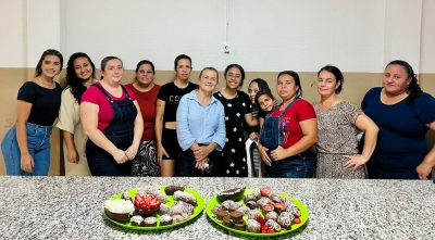 Antonina inicia curso de chocolate com chef internacional