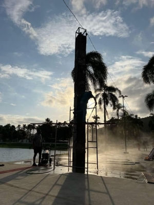 Prefeitura de Antonina realiza mutirão de limpeza e revitalização em espaços públicos