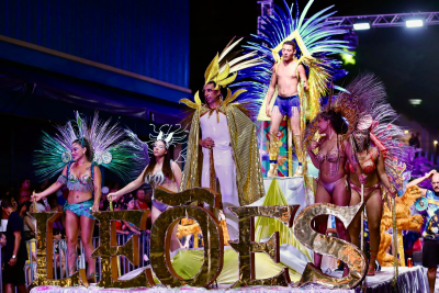 Leões de Ouro abre o desfile das escolas de samba de Antonina com enredo sobre cura e ascensão da humanidade