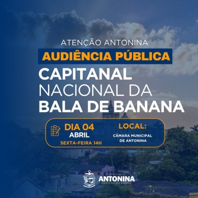 Título de Capital Nacional da Bala de Banana será discutido em Audiência Pública 