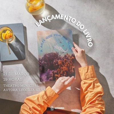 Lançamento do livro “A Arte que Vem do Mar” acontece no Teatro Municipal de Antonina