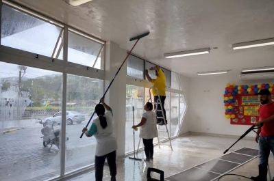 Prefeitura de Antonina intensifica limpeza e higienização no Hospital Municipal