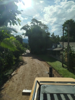 Prefeitura de Antonina realiza patrolamento no bairro Cachoeira 