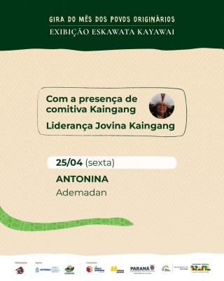 Antonina recebe exibição inédita do filme premiado “Eskawata Kayawai 