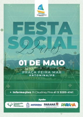 Antonina recebe a tradicional Festa Social de 1º de Maio dos Batistas do Litoral