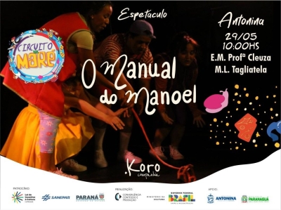 Circuito Maré apresenta o Manual do Manoel, em Antonina