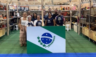 Artesão representa Antonina na maior feira de artesanato do Brasil